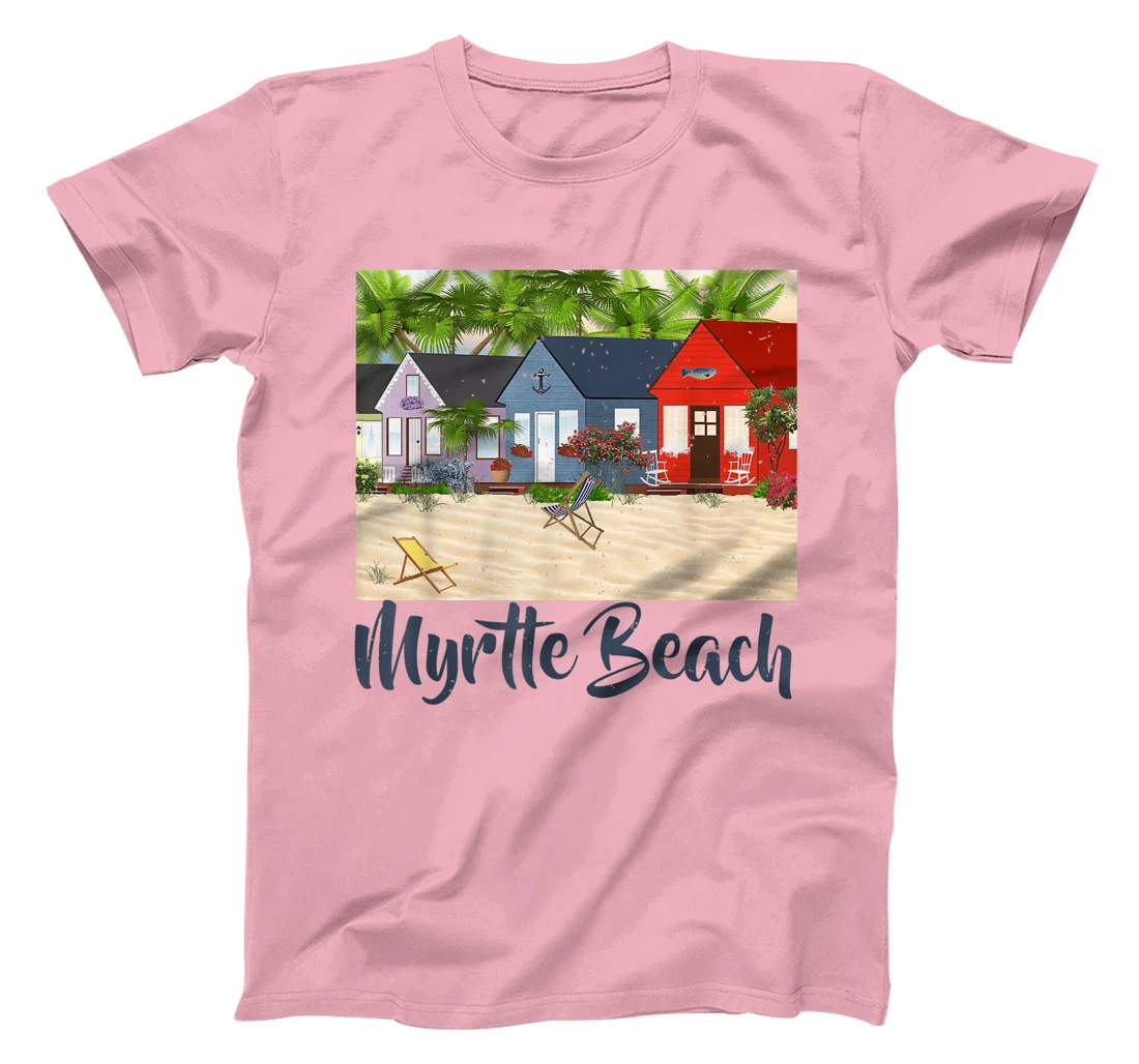 Womens Myrtle Beach South Carolina Ocean Summer House Cottage T-Shirt, Kid T-Shirt and Women T-Shirt
