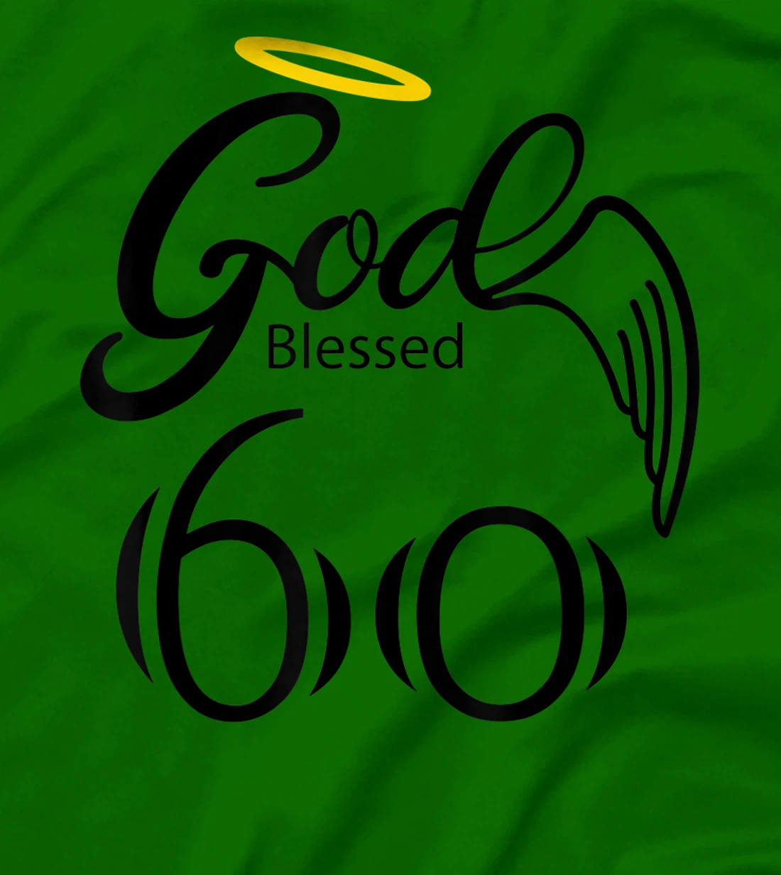 Vintage Blessed by God for 60 years Happy 60th Birthday T-Shirt
