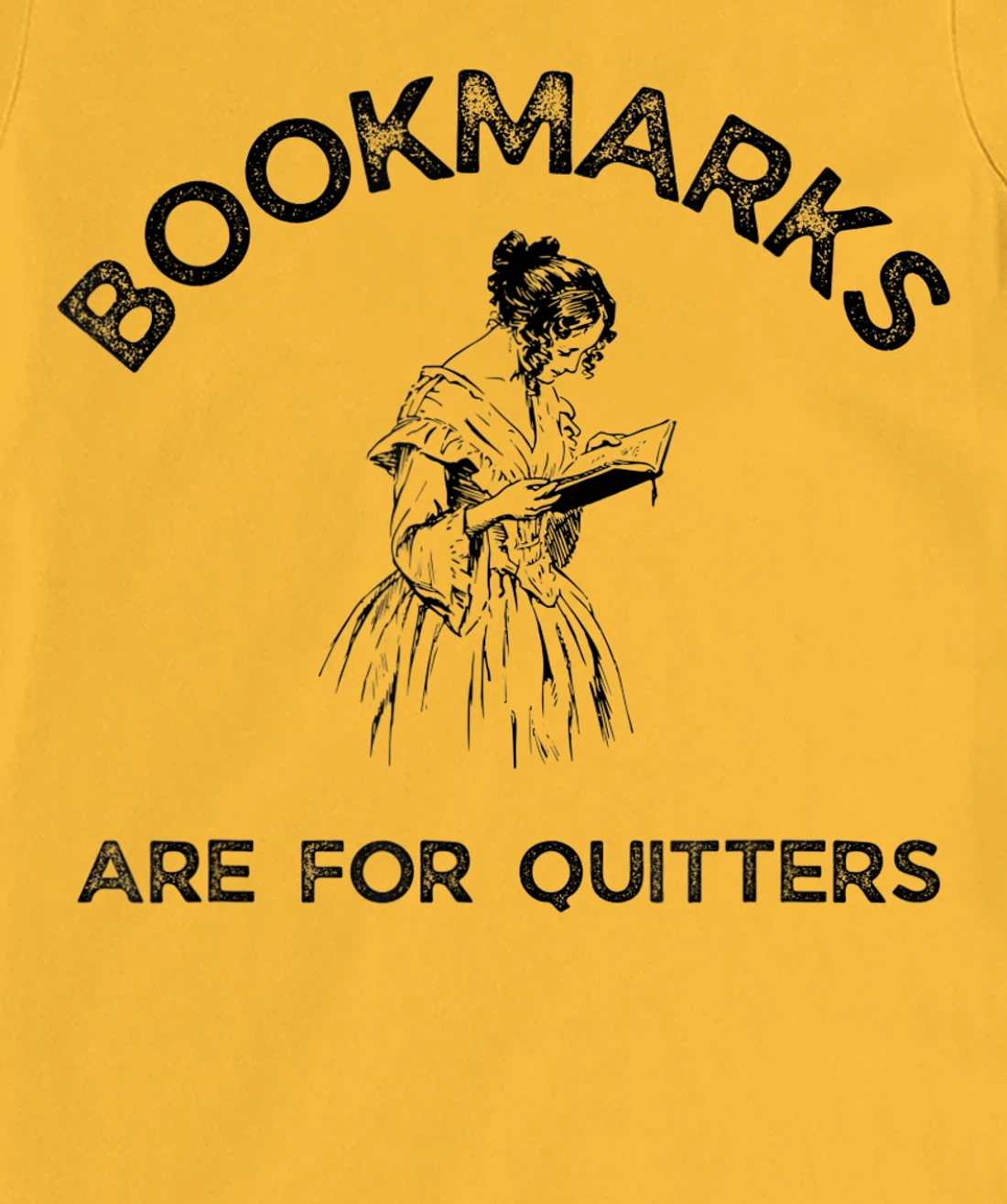 Womens Bookmarks Are for Quitters - Funny Bookworm Women Book Lover T-Shirt, Women T-Shirt