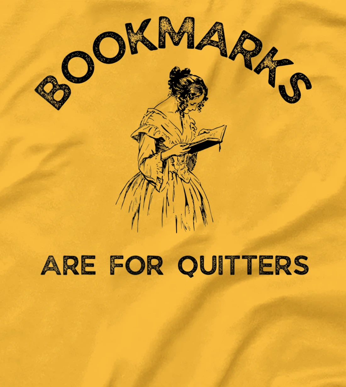 Womens Bookmarks Are for Quitters - Funny Bookworm Women Book Lover T-Shirt, Women T-Shirt