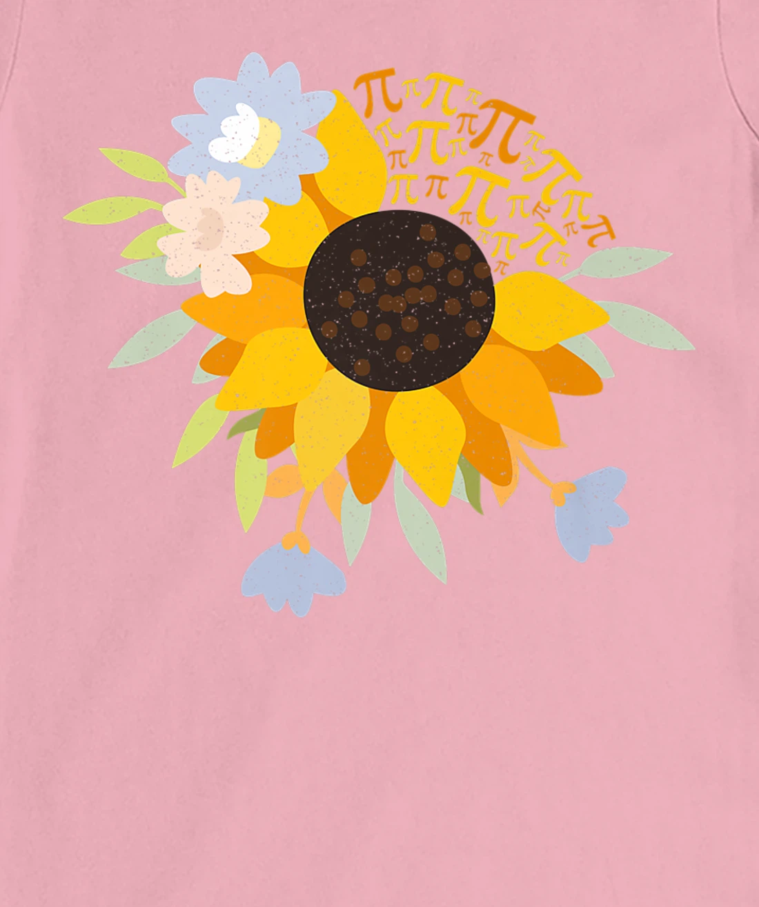 Womens Happy Pie Day Sunflower Pi Day 3.14 STEM Science Math Teache T-Shirt, Kid T-Shirt and Women T-Shirt