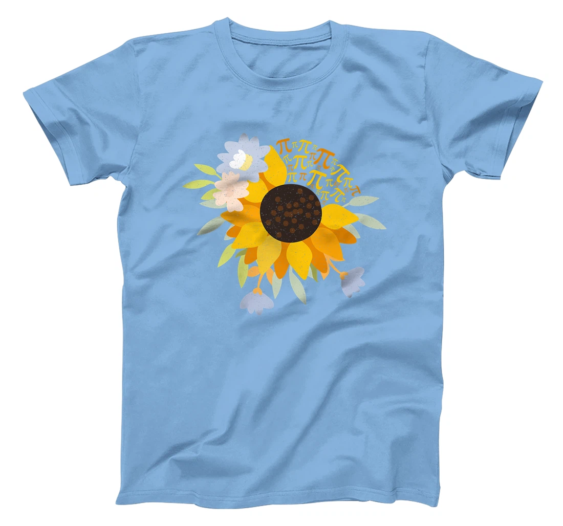 Womens Happy Pie Day Sunflower Pi Day 3.14 STEM Science Math Teache T-Shirt, Kid T-Shirt and Women T-Shirt