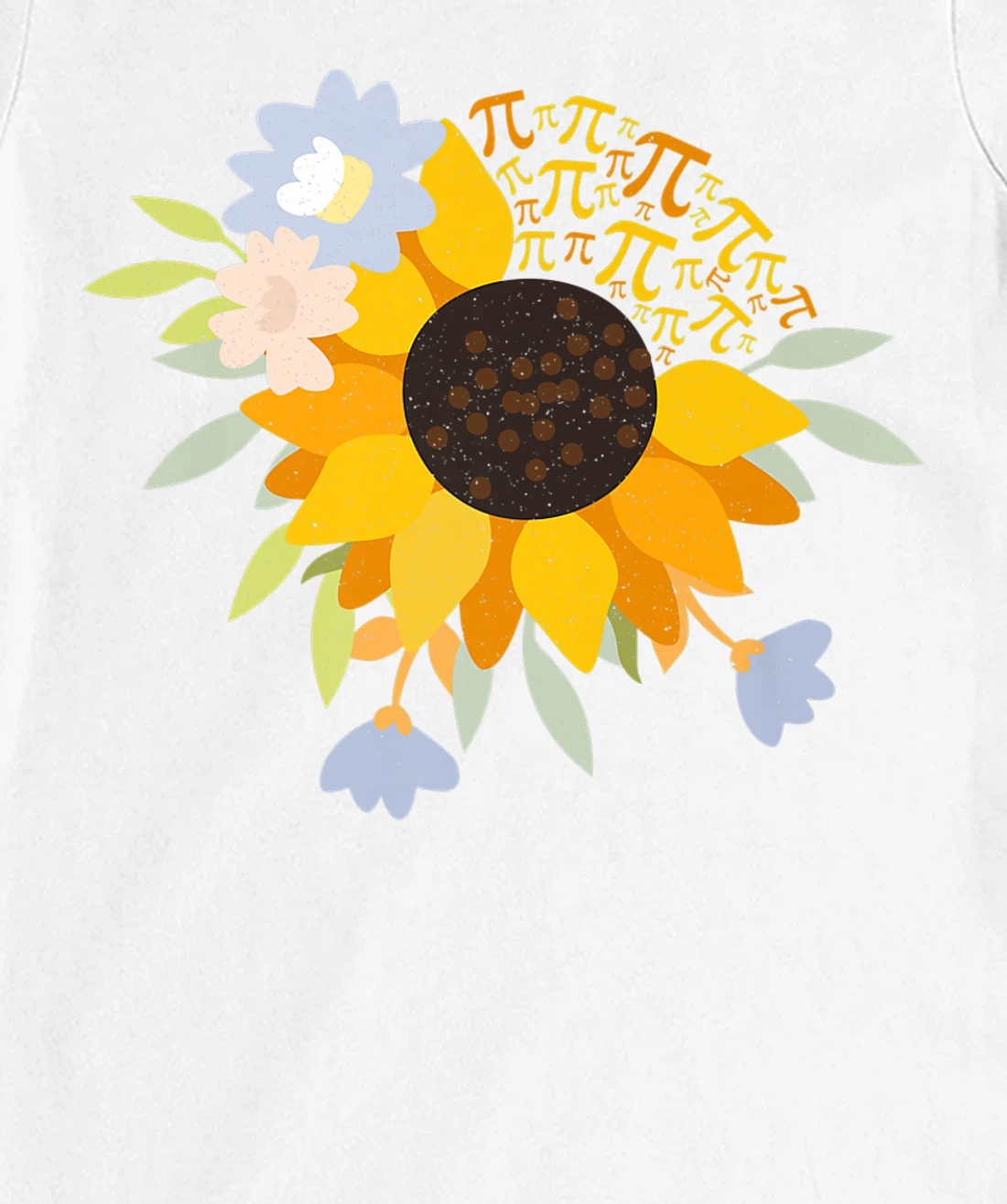 Womens Happy Pie Day Sunflower Pi Day 3.14 STEM Science Math Teache T-Shirt, Kid T-Shirt and Women T-Shirt