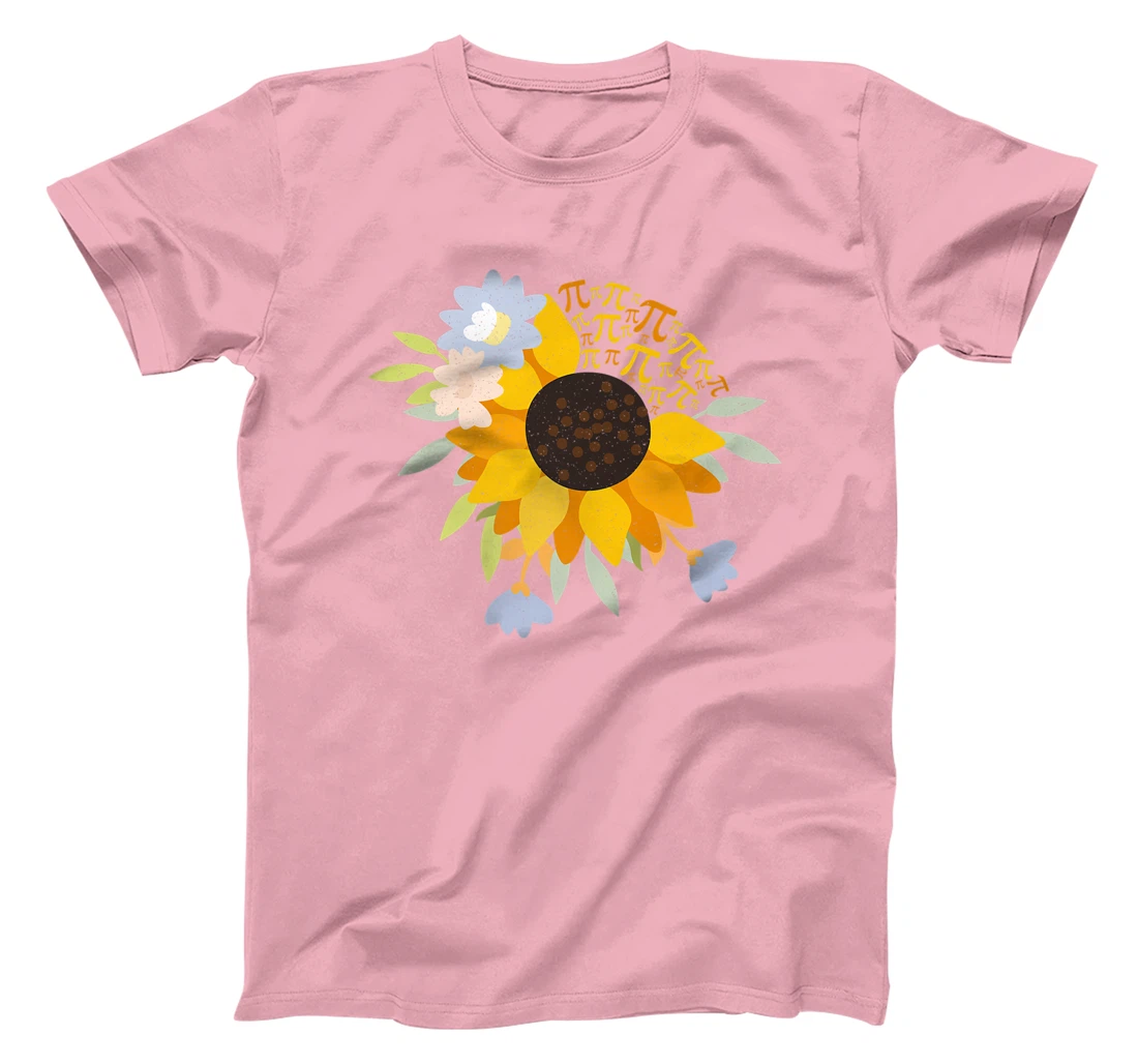 Womens Happy Pie Day Sunflower Pi Day 3.14 STEM Science Math Teache T-Shirt, Kid T-Shirt and Women T-Shirt