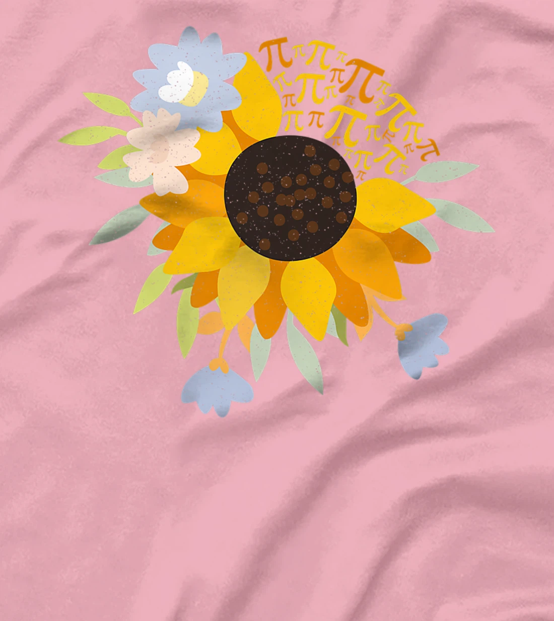 Womens Happy Pie Day Sunflower Pi Day 3.14 STEM Science Math Teache T-Shirt, Kid T-Shirt and Women T-Shirt