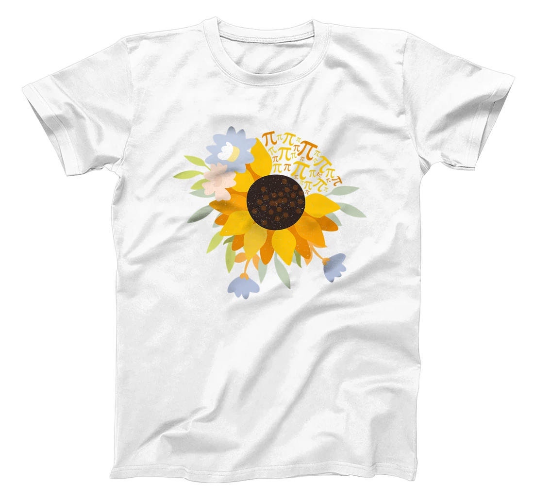 Womens Happy Pie Day Sunflower Pi Day 3.14 STEM Science Math Teache T-Shirt, Kid T-Shirt and Women T-Shirt