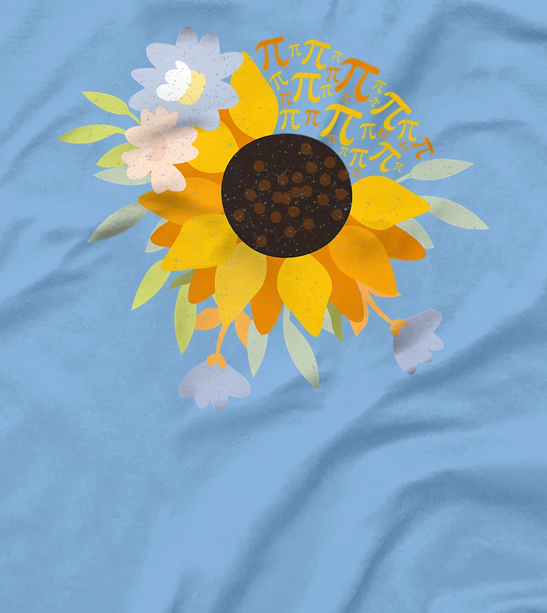 Womens Happy Pie Day Sunflower Pi Day 3.14 STEM Science Math Teache T-Shirt, Kid T-Shirt and Women T-Shirt