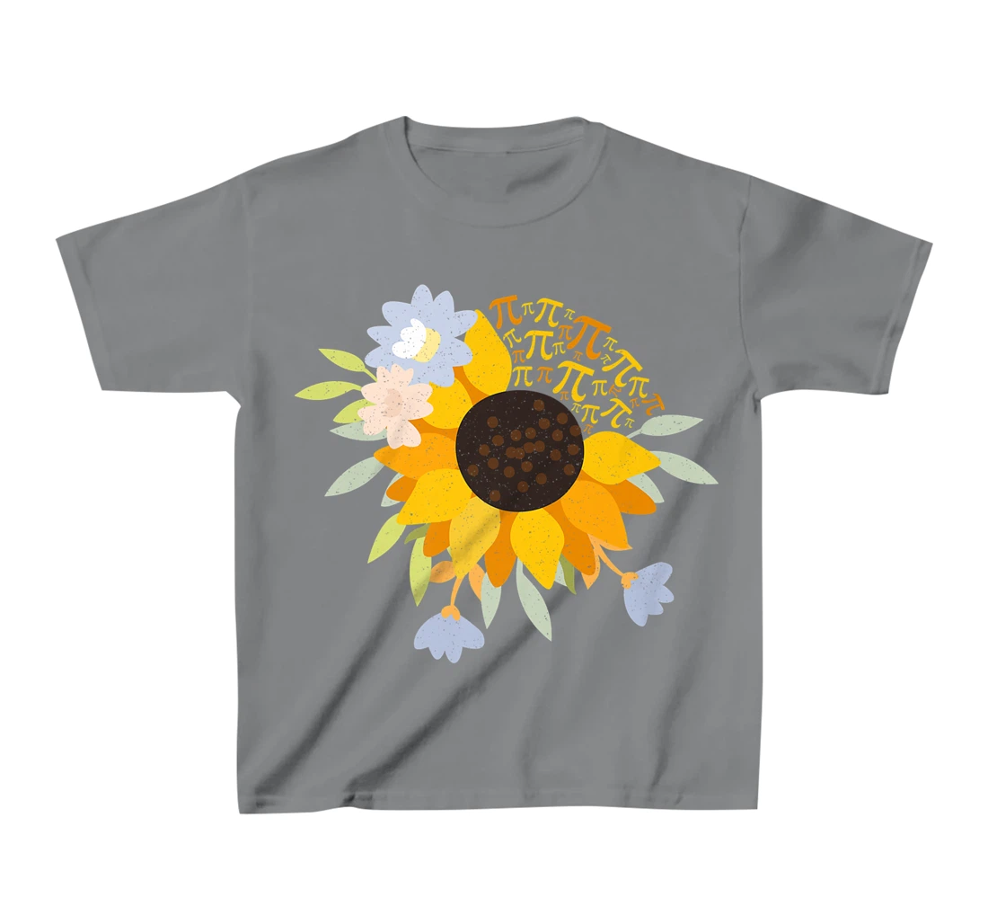 Womens Happy Pie Day Sunflower Pi Day 3.14 STEM Science Math Teache T-Shirt, Kid T-Shirt and Women T-Shirt