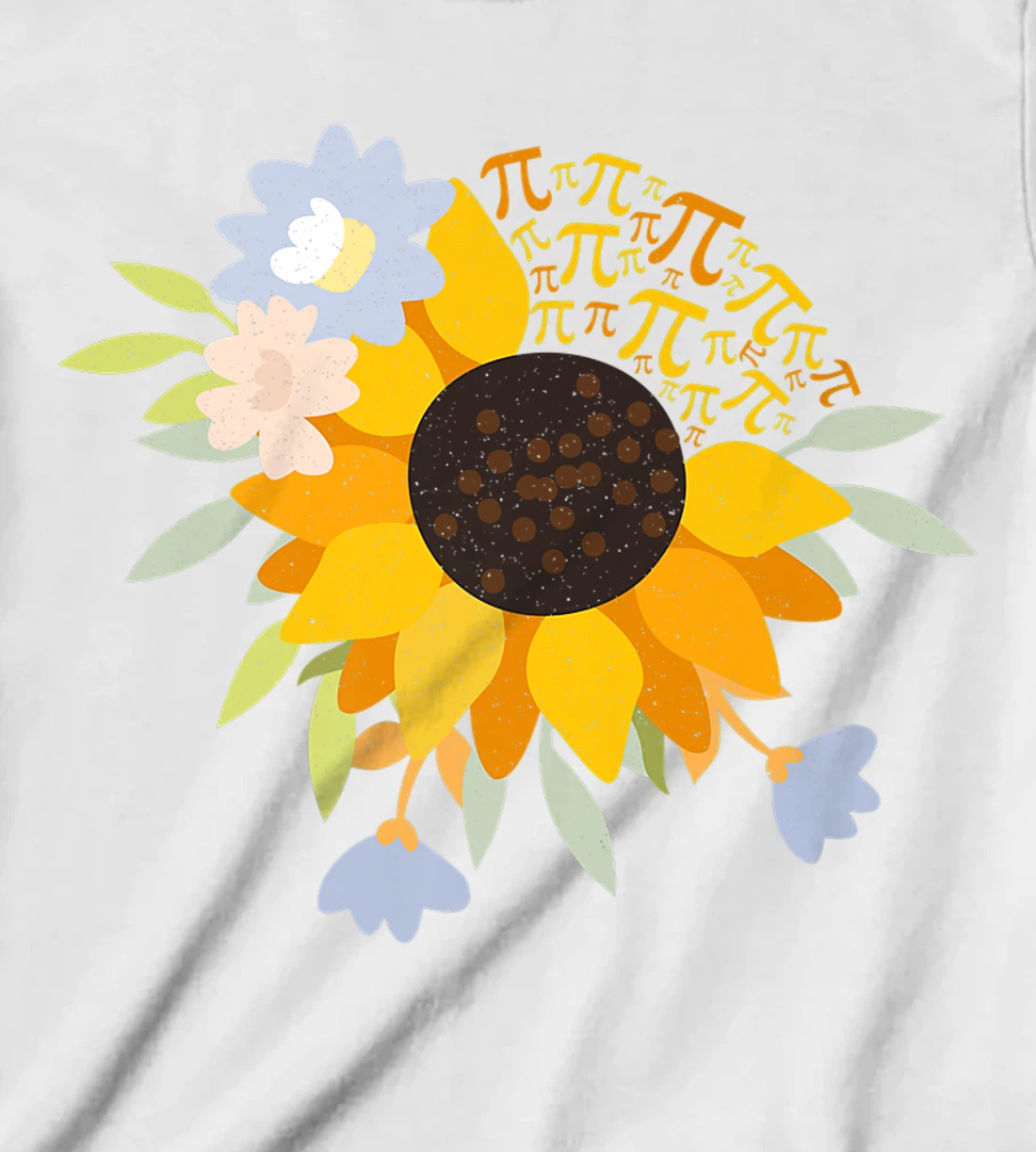 Womens Happy Pie Day Sunflower Pi Day 3.14 STEM Science Math Teache T-Shirt, Kid T-Shirt and Women T-Shirt
