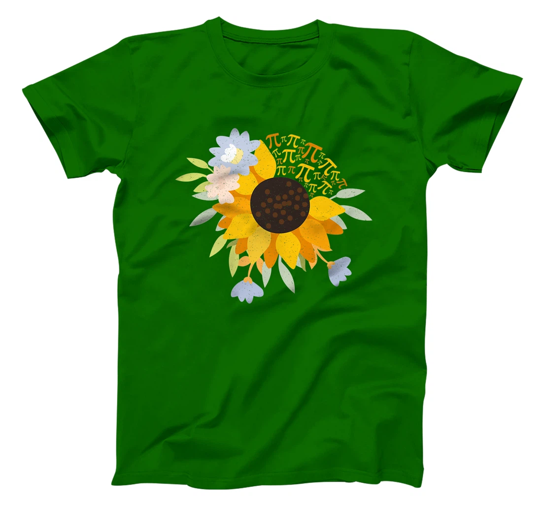Womens Happy Pie Day Sunflower Pi Day 3.14 STEM Science Math Teache T-Shirt, Kid T-Shirt and Women T-Shirt