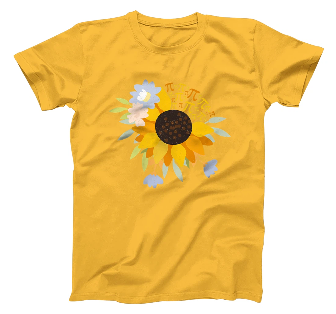 Womens Happy Pie Day Sunflower Pi Day 3.14 STEM Science Math Teache T-Shirt, Kid T-Shirt and Women T-Shirt