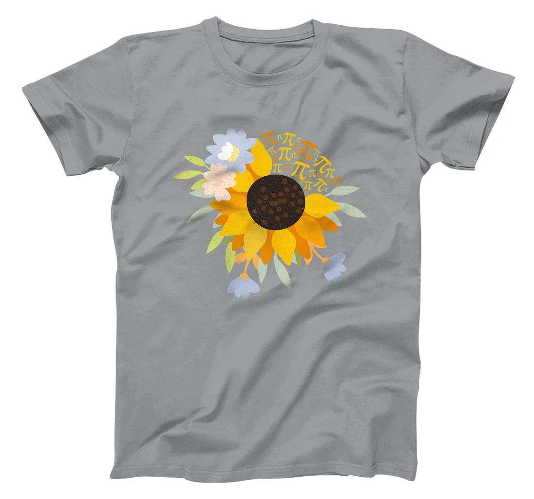 Womens Happy Pie Day Sunflower Pi Day 3.14 STEM Science Math Teache T-Shirt, Kid T-Shirt and Women T-Shirt