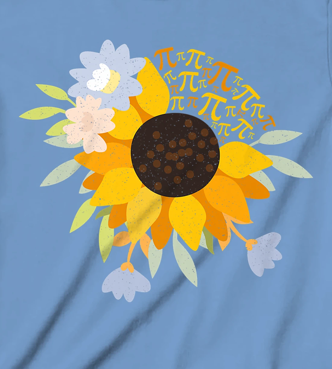 Womens Happy Pie Day Sunflower Pi Day 3.14 STEM Science Math Teache T-Shirt, Kid T-Shirt and Women T-Shirt