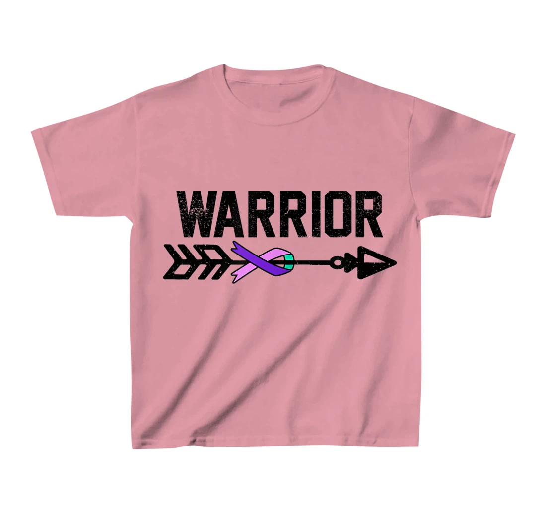Thyroid Cancerr Awareness Gift T-Shirt, Kid T-Shirt and Women T-Shirt