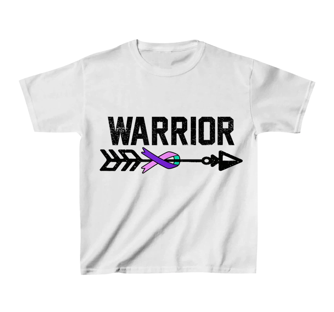 Thyroid Cancerr Awareness Gift T-Shirt, Kid T-Shirt and Women T-Shirt