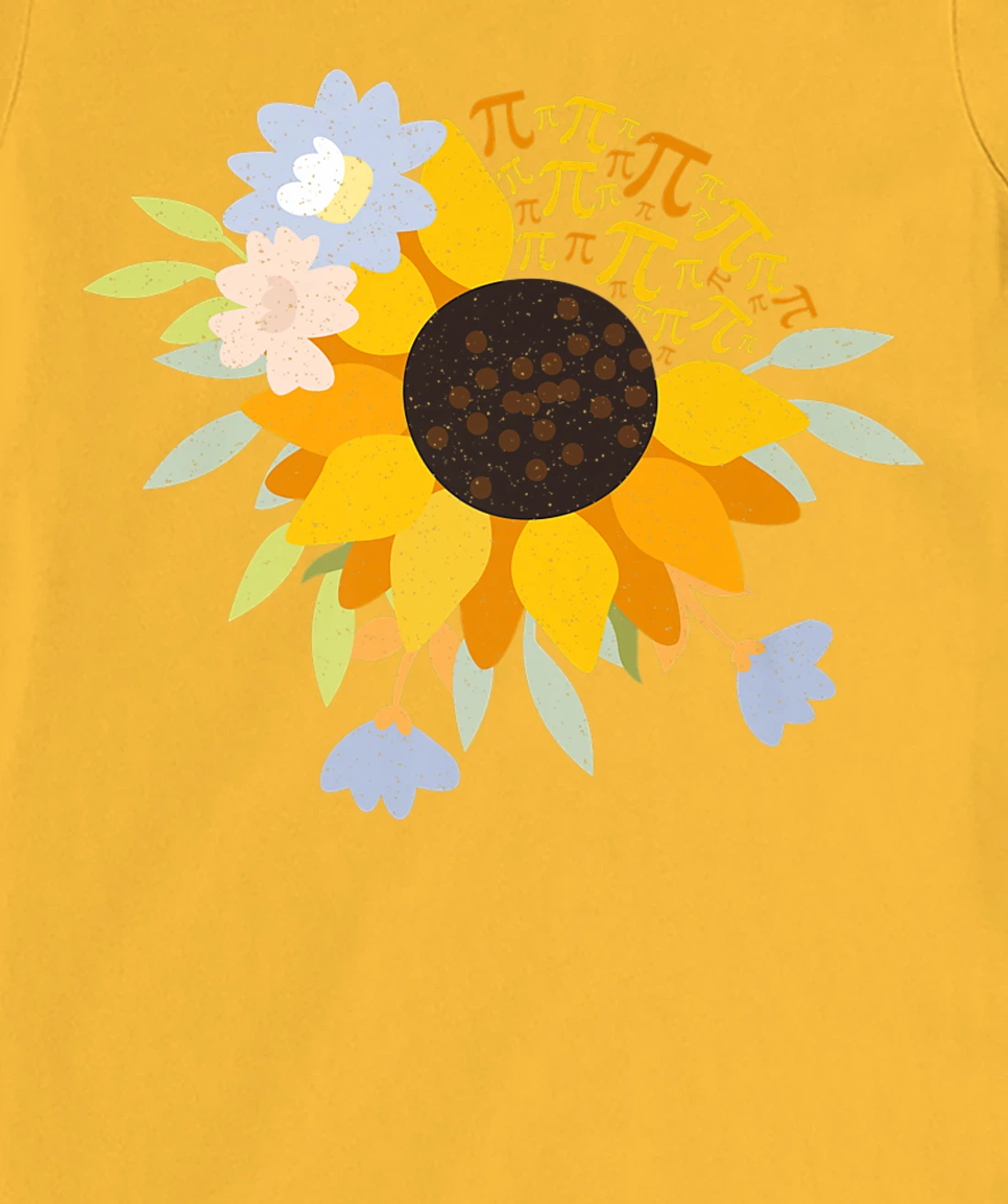 Womens Happy Pie Day Sunflower Pi Day 3.14 STEM Science Math Teache T-Shirt, Kid T-Shirt and Women T-Shirt