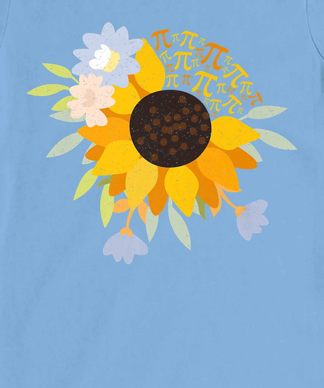 Womens Happy Pie Day Sunflower Pi Day 3.14 STEM Science Math Teache T-Shirt, Kid T-Shirt and Women T-Shirt