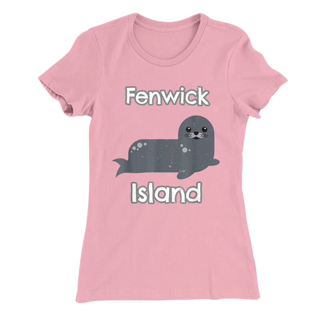 Womens Fenwick Island Delaware Marine Life Harbor Seal T-Shirt, Kid T-Shirt and Women T-Shirt