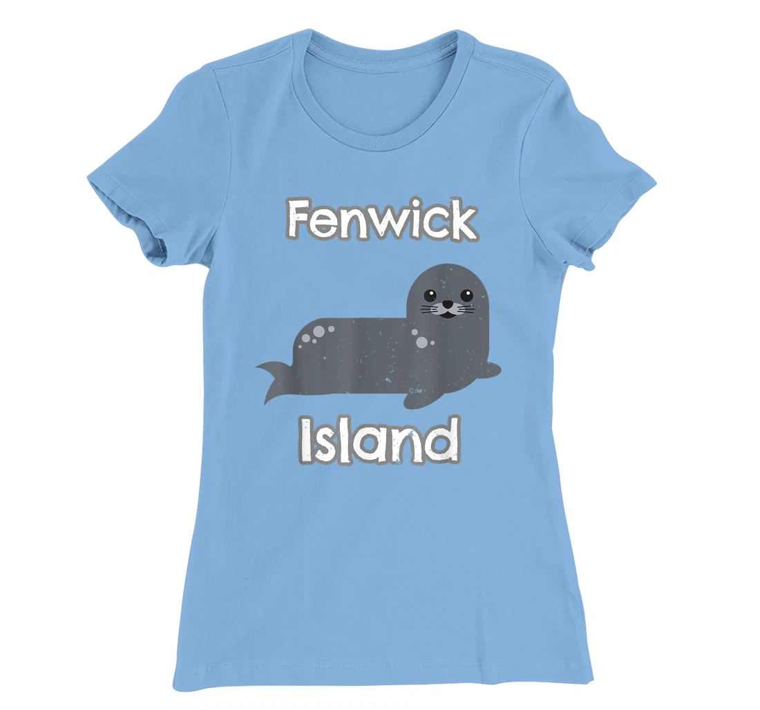 Womens Fenwick Island Delaware Marine Life Harbor Seal T-Shirt, Kid T-Shirt and Women T-Shirt