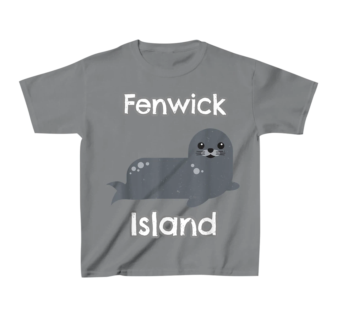 Womens Fenwick Island Delaware Marine Life Harbor Seal T-Shirt, Kid T-Shirt and Women T-Shirt