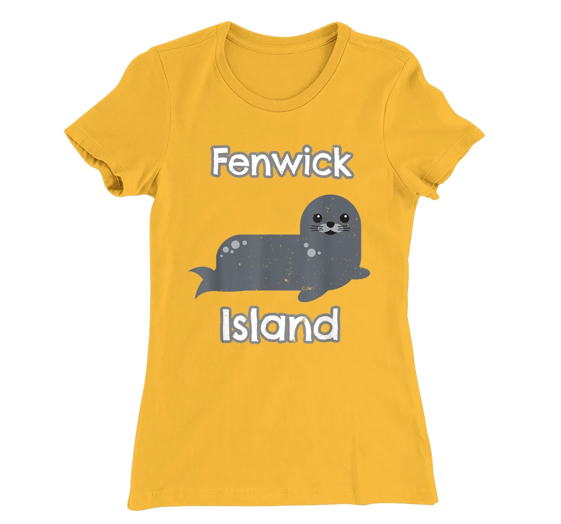 Womens Fenwick Island Delaware Marine Life Harbor Seal T-Shirt, Kid T-Shirt and Women T-Shirt