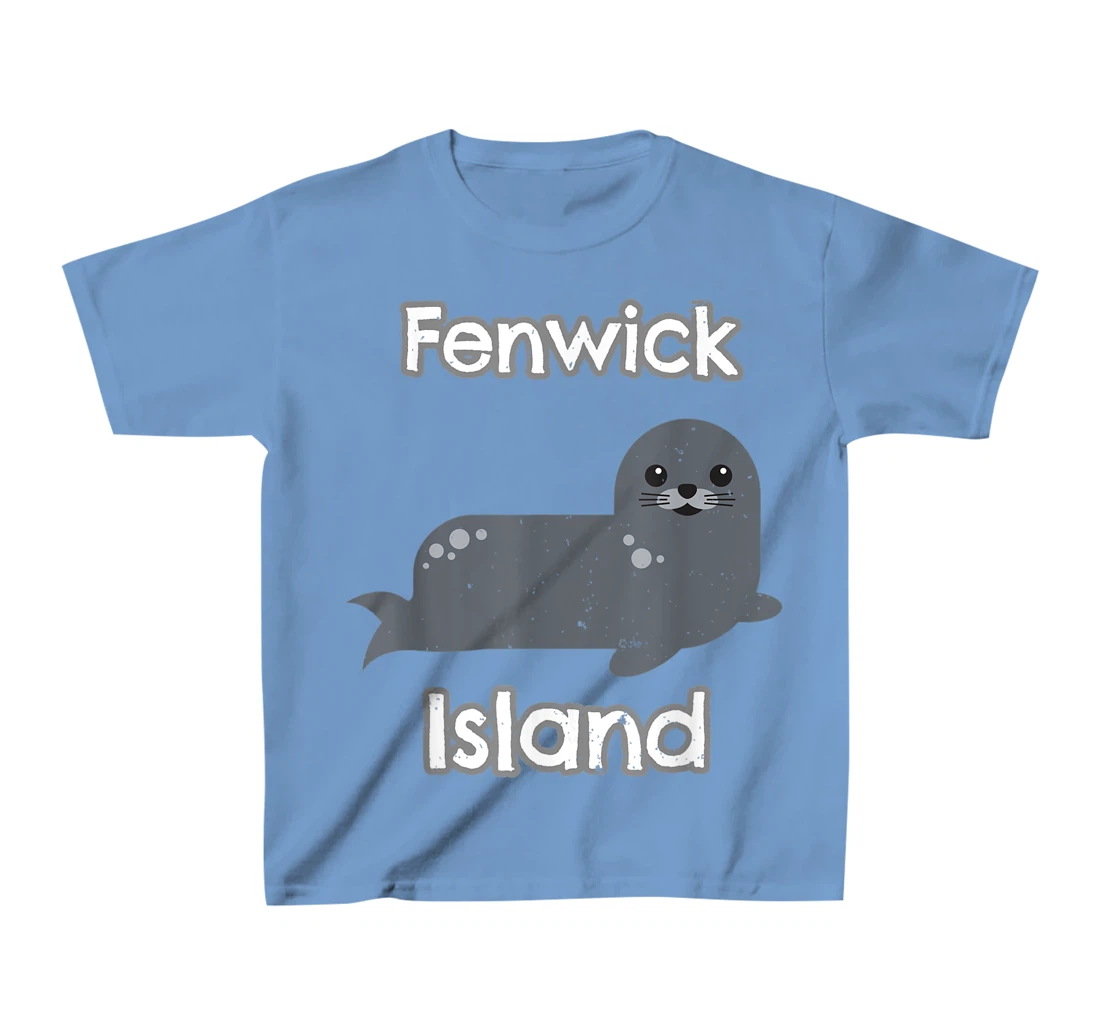 Womens Fenwick Island Delaware Marine Life Harbor Seal T-Shirt, Kid T-Shirt and Women T-Shirt