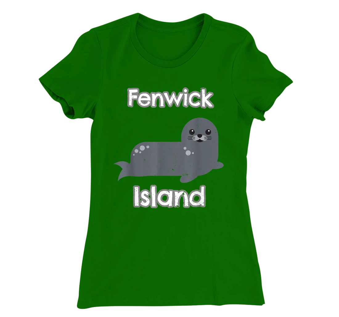 Womens Fenwick Island Delaware Marine Life Harbor Seal T-Shirt, Kid T-Shirt and Women T-Shirt