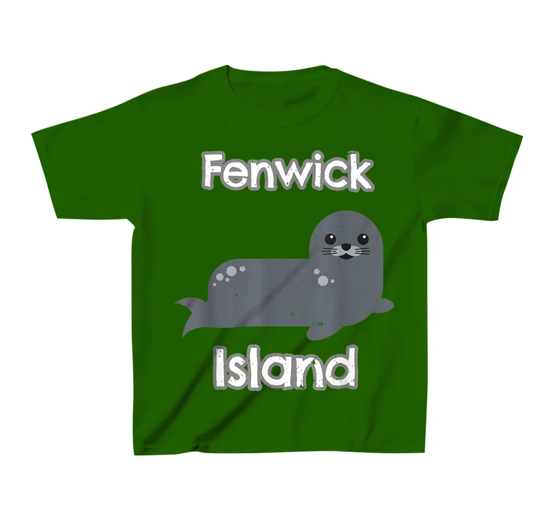 Womens Fenwick Island Delaware Marine Life Harbor Seal T-Shirt, Kid T-Shirt and Women T-Shirt