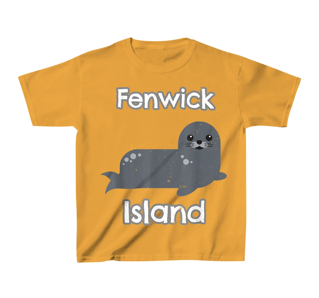 Womens Fenwick Island Delaware Marine Life Harbor Seal T-Shirt, Kid T-Shirt and Women T-Shirt