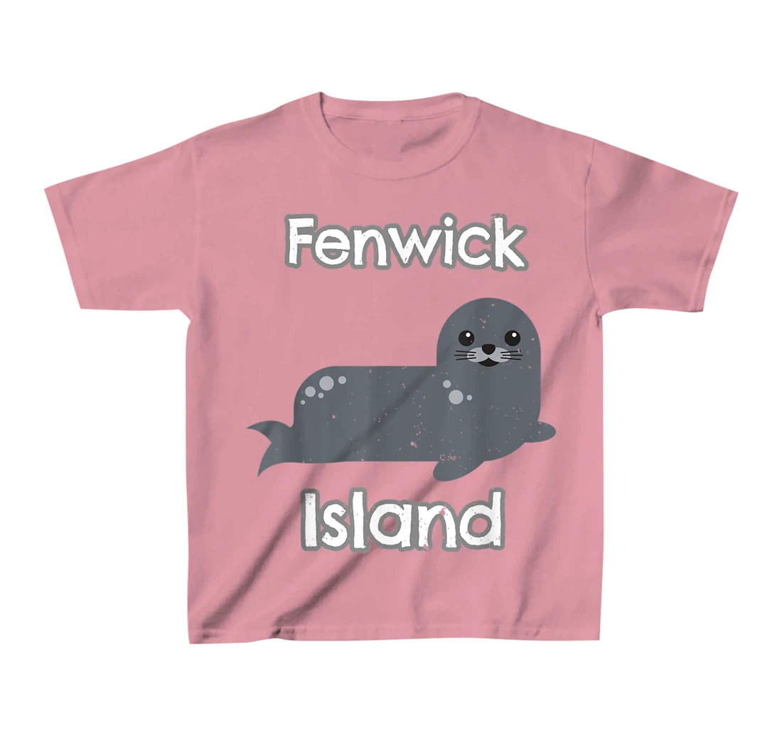 Womens Fenwick Island Delaware Marine Life Harbor Seal T-Shirt, Kid T-Shirt and Women T-Shirt
