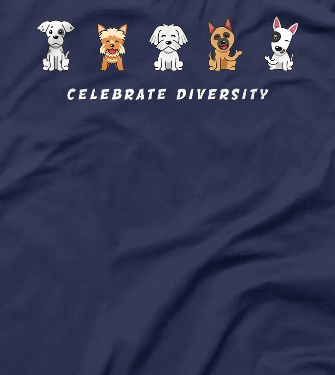 Puppies & Bigger Dogs of All Kinds - Celebrate Diversity T-Shirt, Women T-Shirt