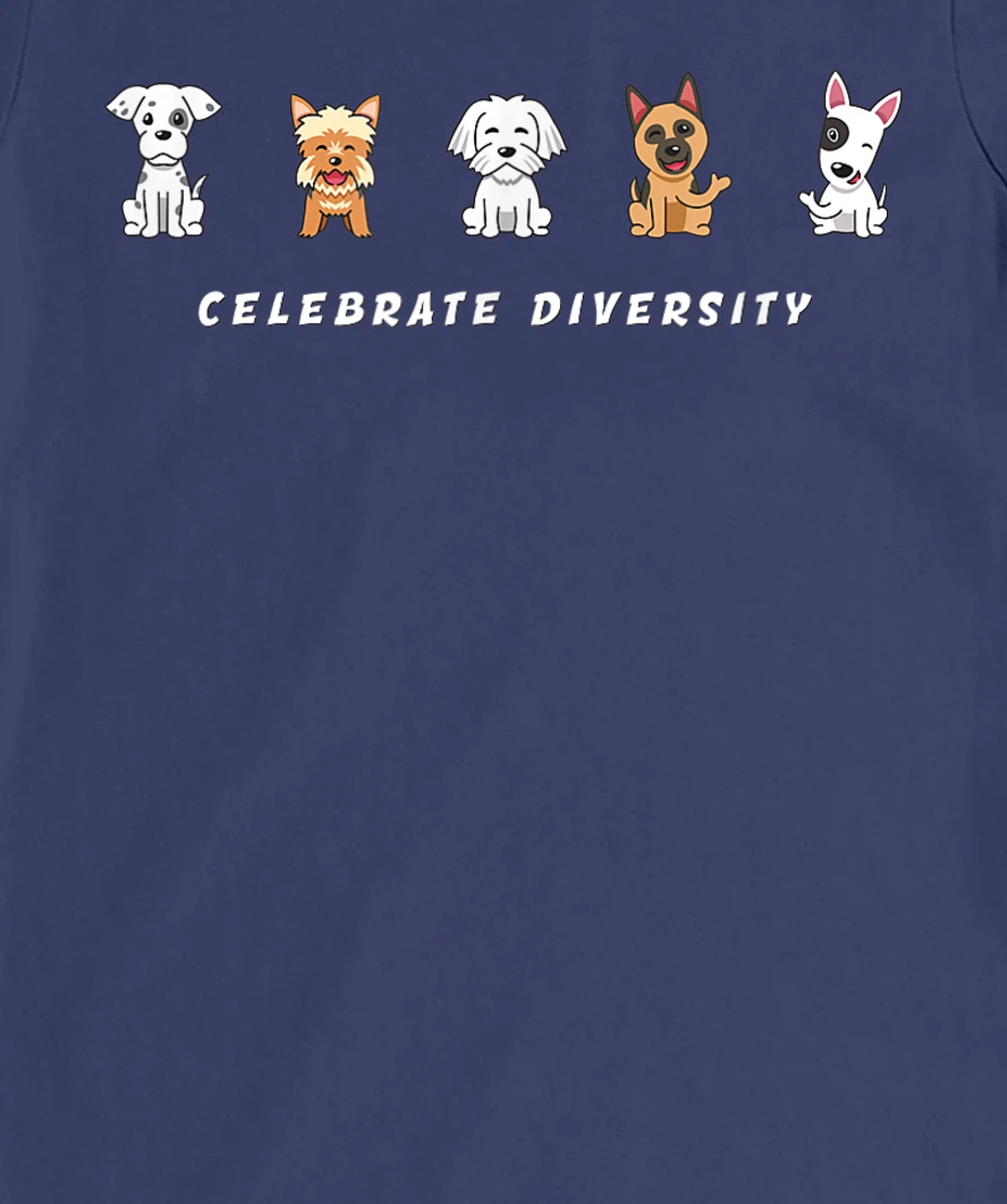 Puppies & Bigger Dogs of All Kinds - Celebrate Diversity T-Shirt, Women T-Shirt