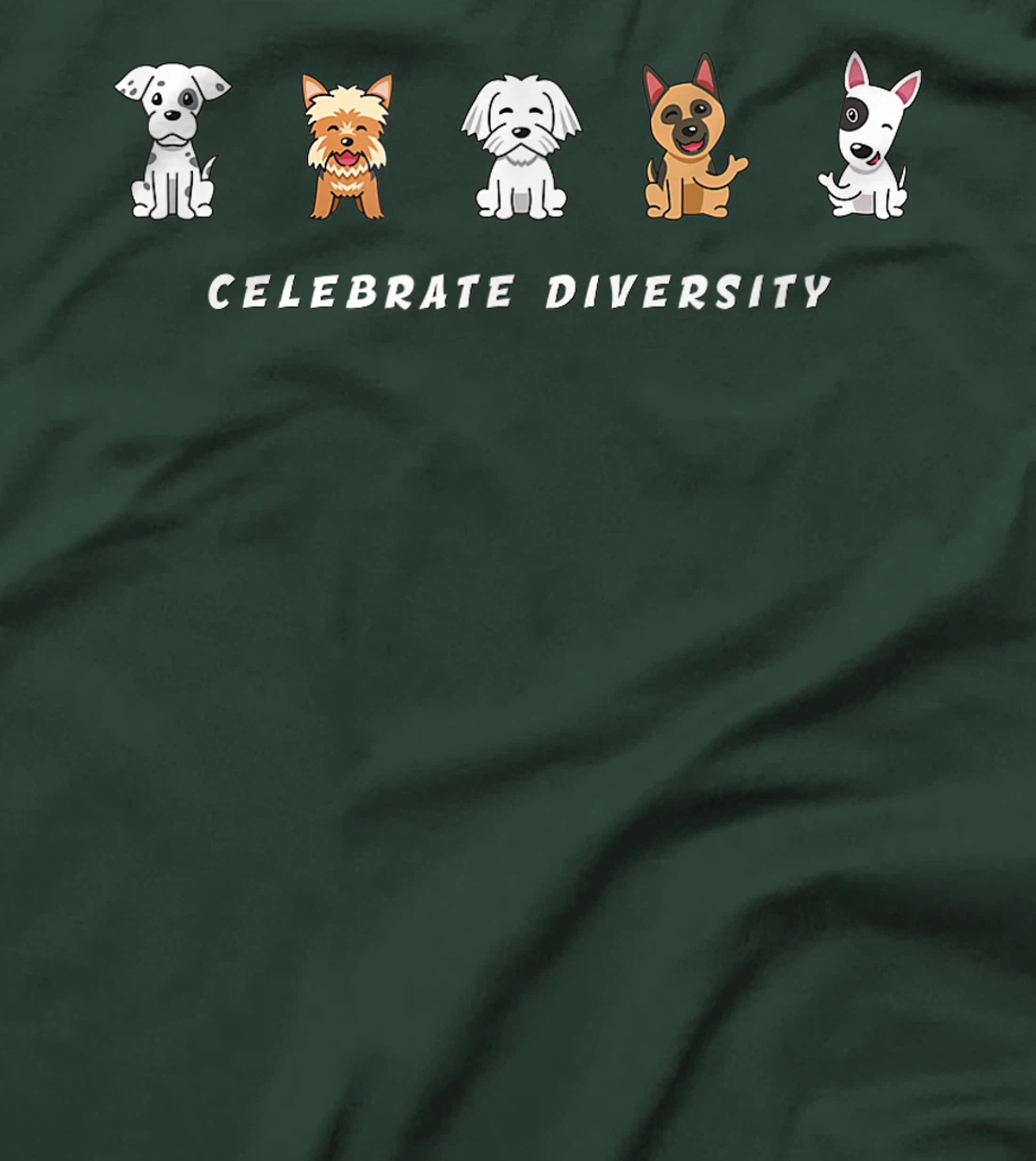 Puppies & Bigger Dogs of All Kinds - Celebrate Diversity T-Shirt, Women T-Shirt