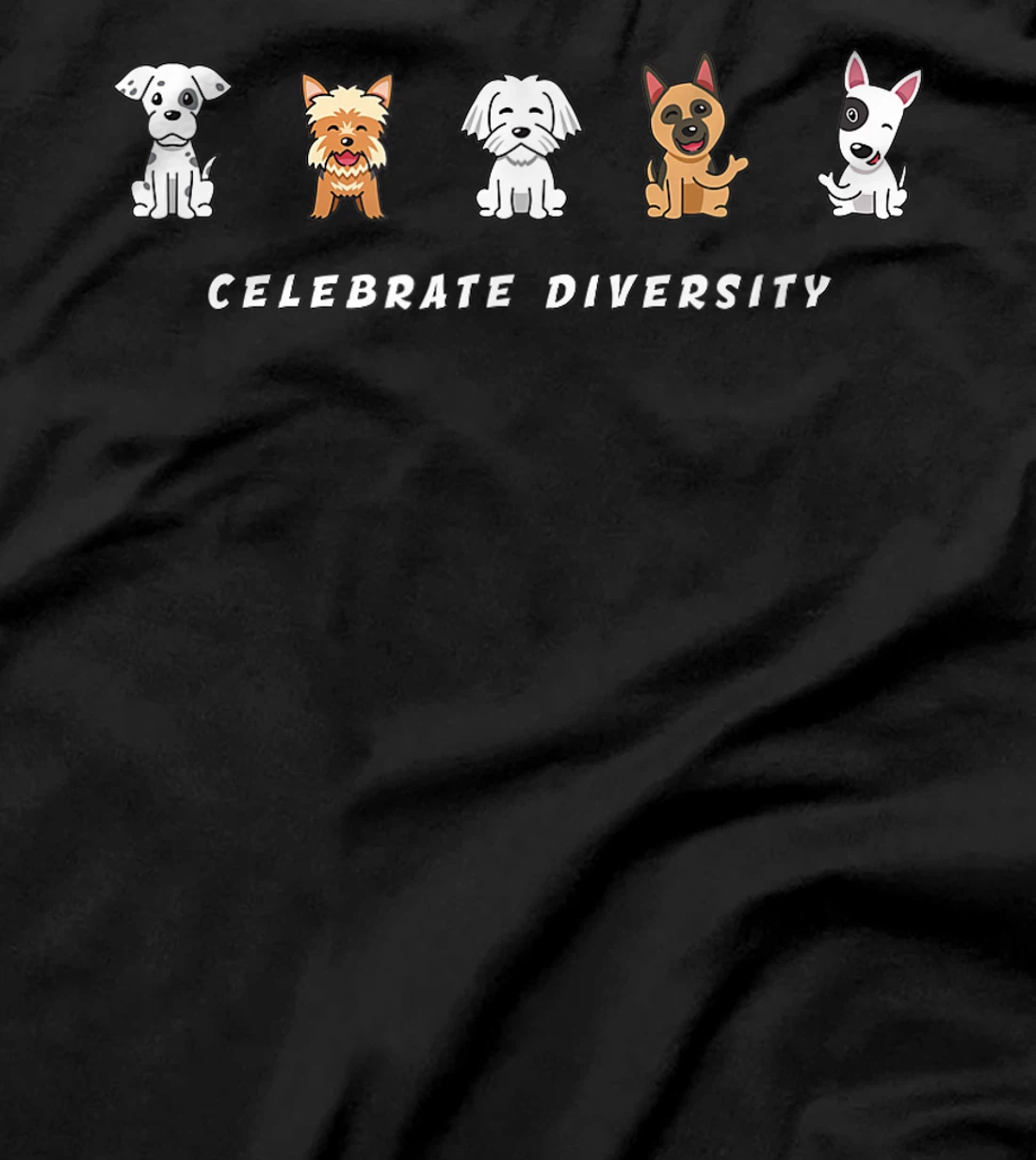 Puppies & Bigger Dogs of All Kinds - Celebrate Diversity T-Shirt, Women T-Shirt