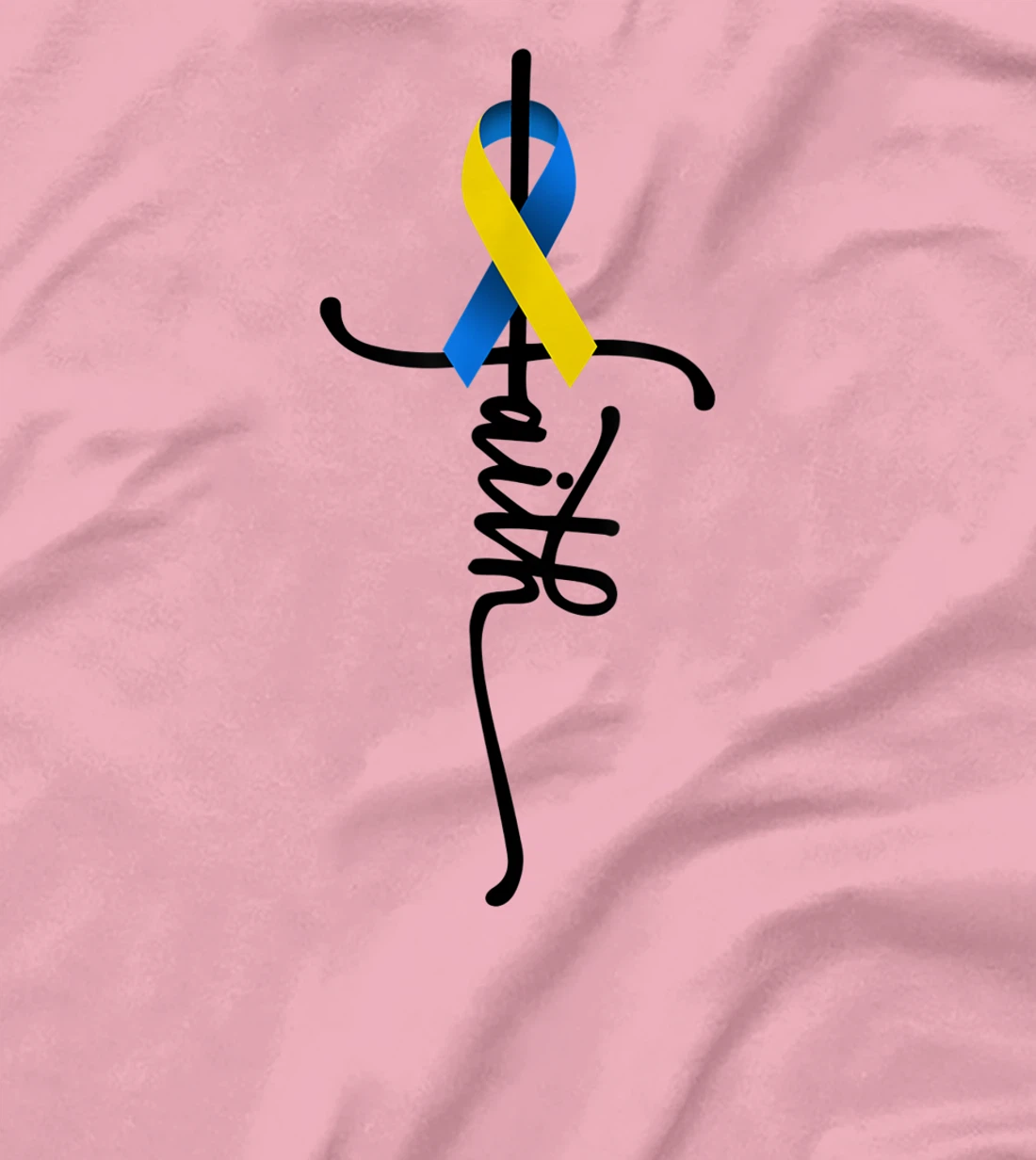 Womens Down Syndrome Faith Down Syndrome Awareness Gifts Trisomy 21 T-Shirt, Kid T-Shirt and Women T-Shirt