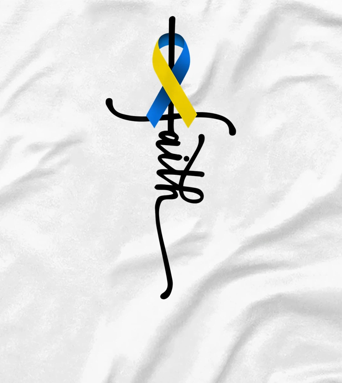 Womens Down Syndrome Faith Down Syndrome Awareness Gifts Trisomy 21 T-Shirt, Kid T-Shirt and Women T-Shirt