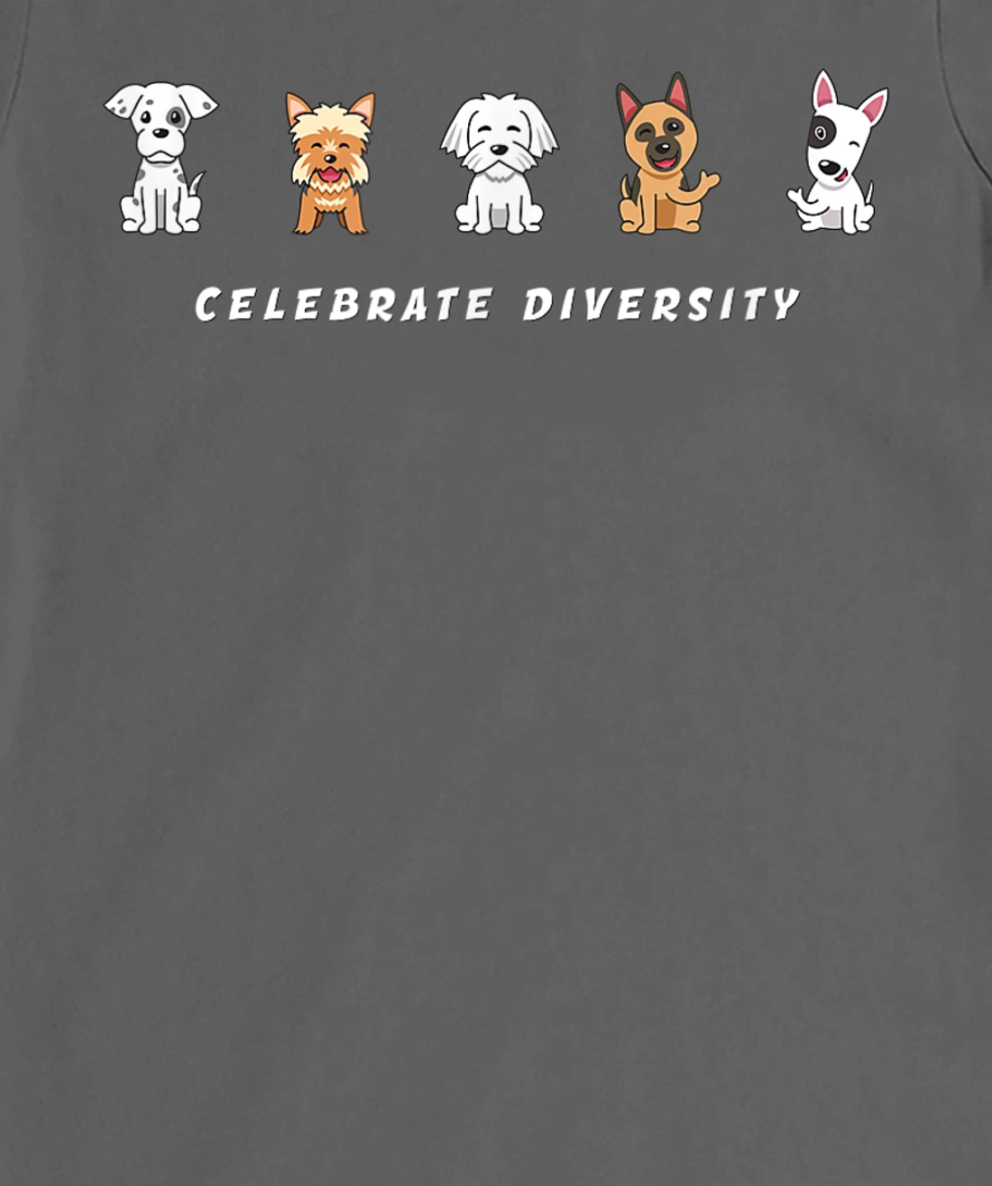 Puppies & Bigger Dogs of All Kinds - Celebrate Diversity T-Shirt, Women T-Shirt