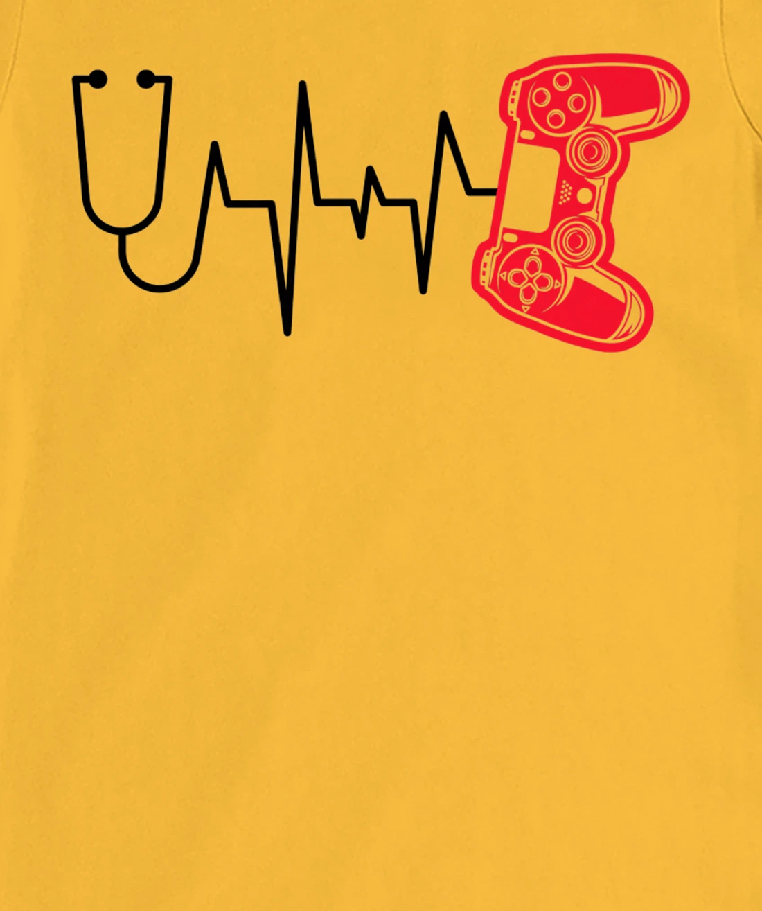 Womens Gamer Heartline Video Gaming Heart line with Gaming mouse T-Shirt, Kid T-Shirt and Women T-Shirt