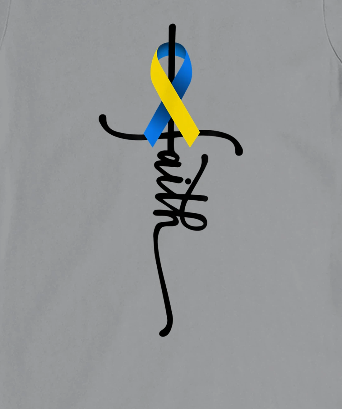 Womens Down Syndrome Faith Down Syndrome Awareness Gifts Trisomy 21 T-Shirt, Kid T-Shirt and Women T-Shirt