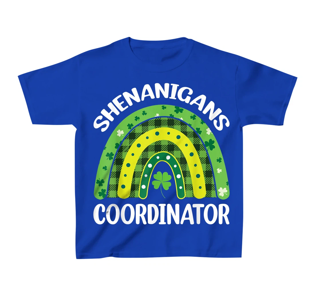 Shenanigans Coordinator Rainbow St Patricks Day Teacher Gift T-Shirt, Kid T-Shirt and Women T-Shirt