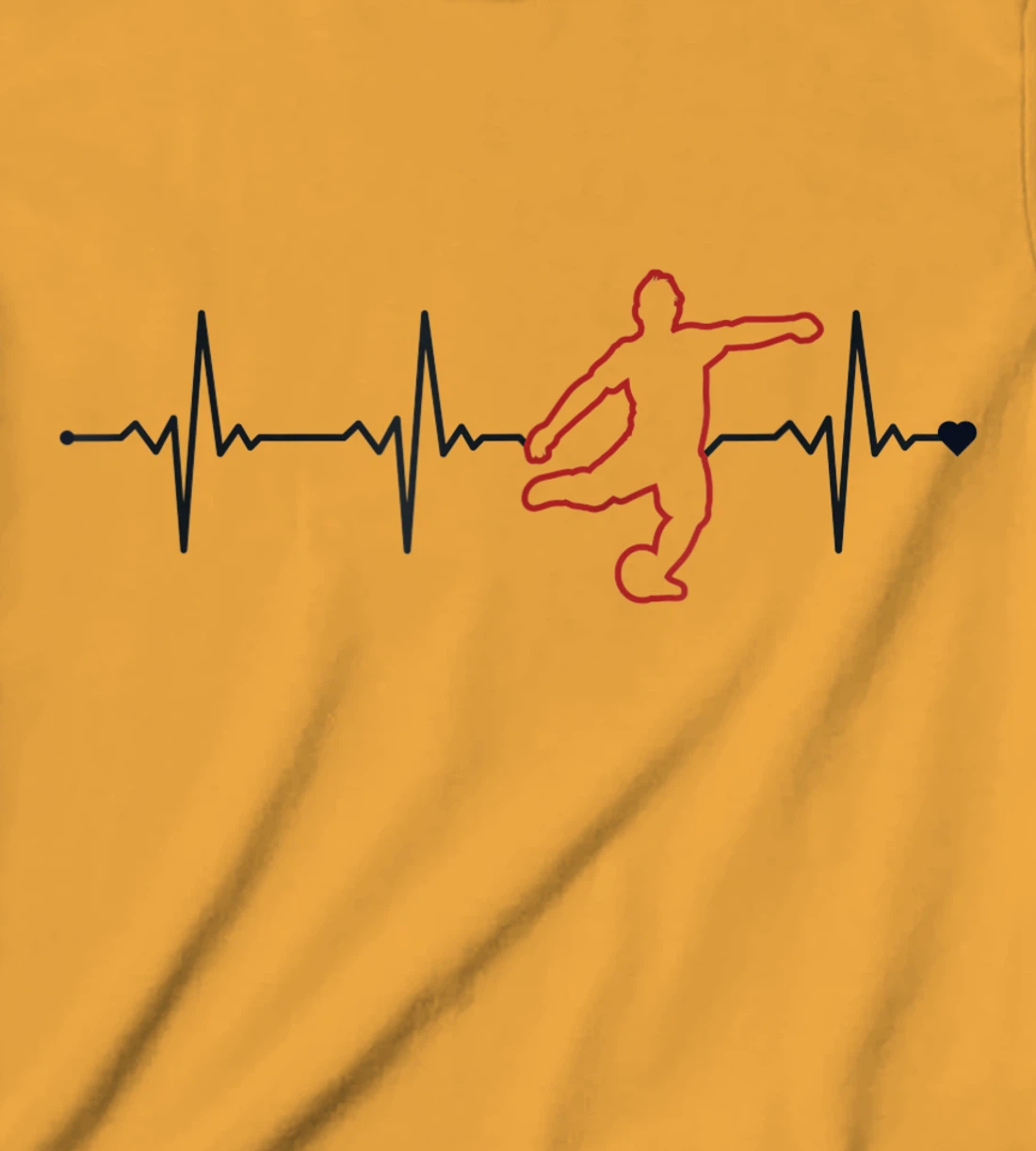 Soccer Heartbeat Goal Keeper Futbol Fußball Trainer Soccer T-Shirt, Kid T-Shirt and Women T-Shirt