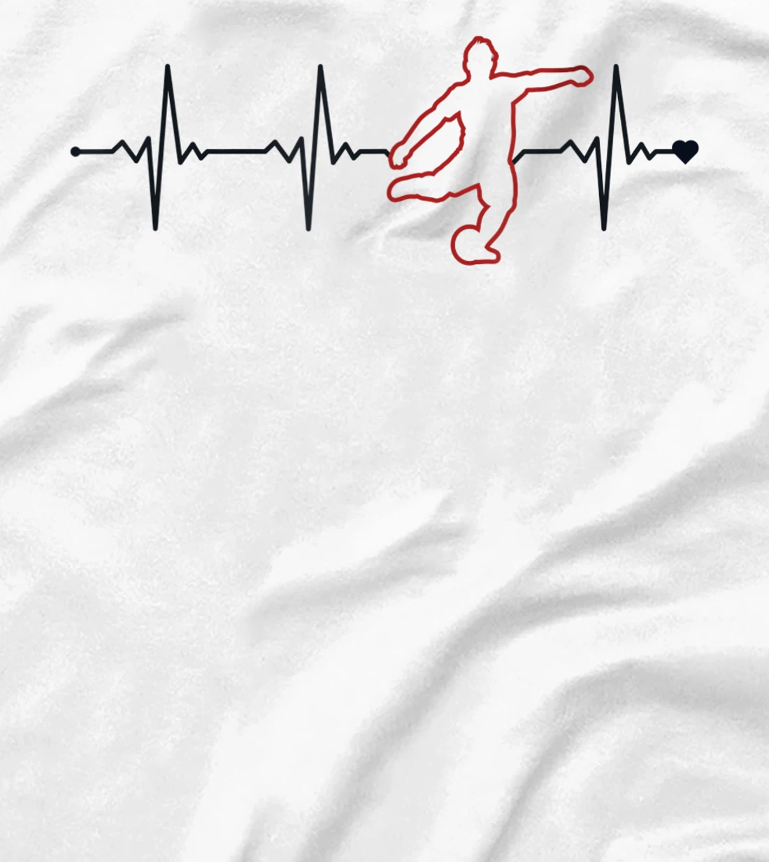 Soccer Heartbeat Goal Keeper Futbol Fußball Trainer Soccer T-Shirt, Kid T-Shirt and Women T-Shirt