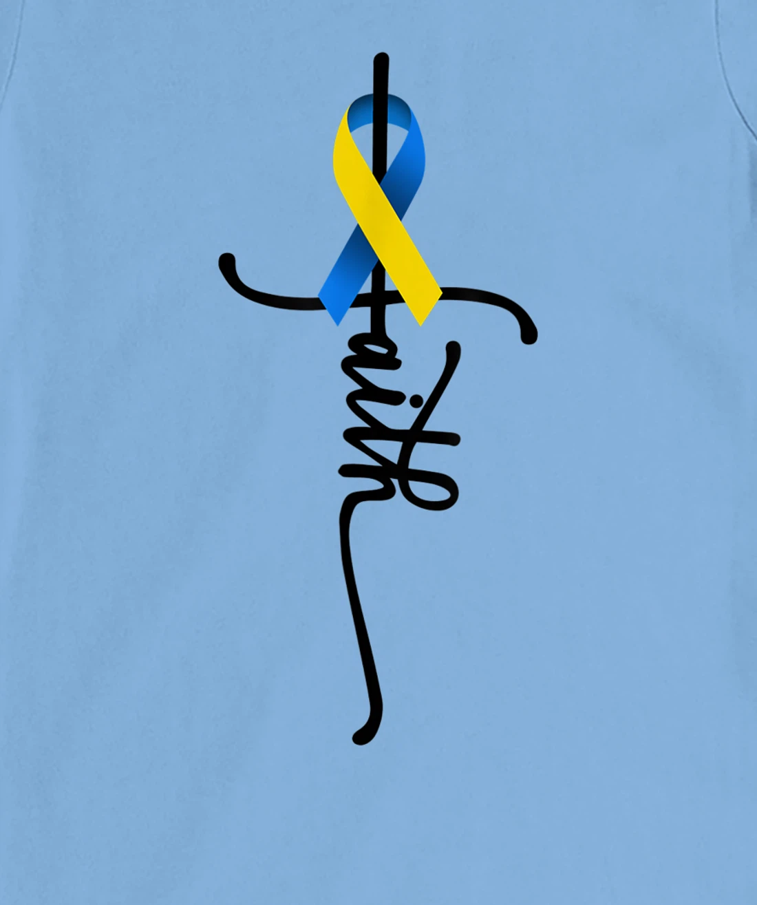 Womens Down Syndrome Faith Down Syndrome Awareness Gifts Trisomy 21 T-Shirt, Kid T-Shirt and Women T-Shirt