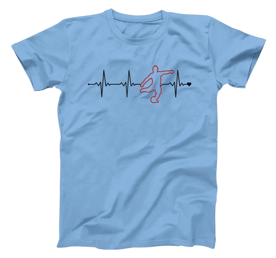 Soccer Heartbeat Goal Keeper Futbol Fußball Trainer Soccer T-Shirt, Kid T-Shirt and Women T-Shirt
