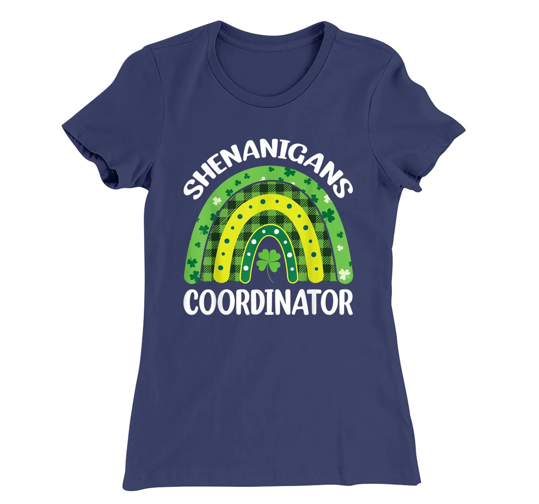 Shenanigans Coordinator Rainbow St Patricks Day Teacher Gift T-Shirt, Kid T-Shirt and Women T-Shirt