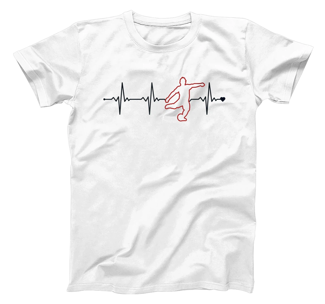 Soccer Heartbeat Goal Keeper Futbol Fußball Trainer Soccer T-Shirt, Kid T-Shirt and Women T-Shirt