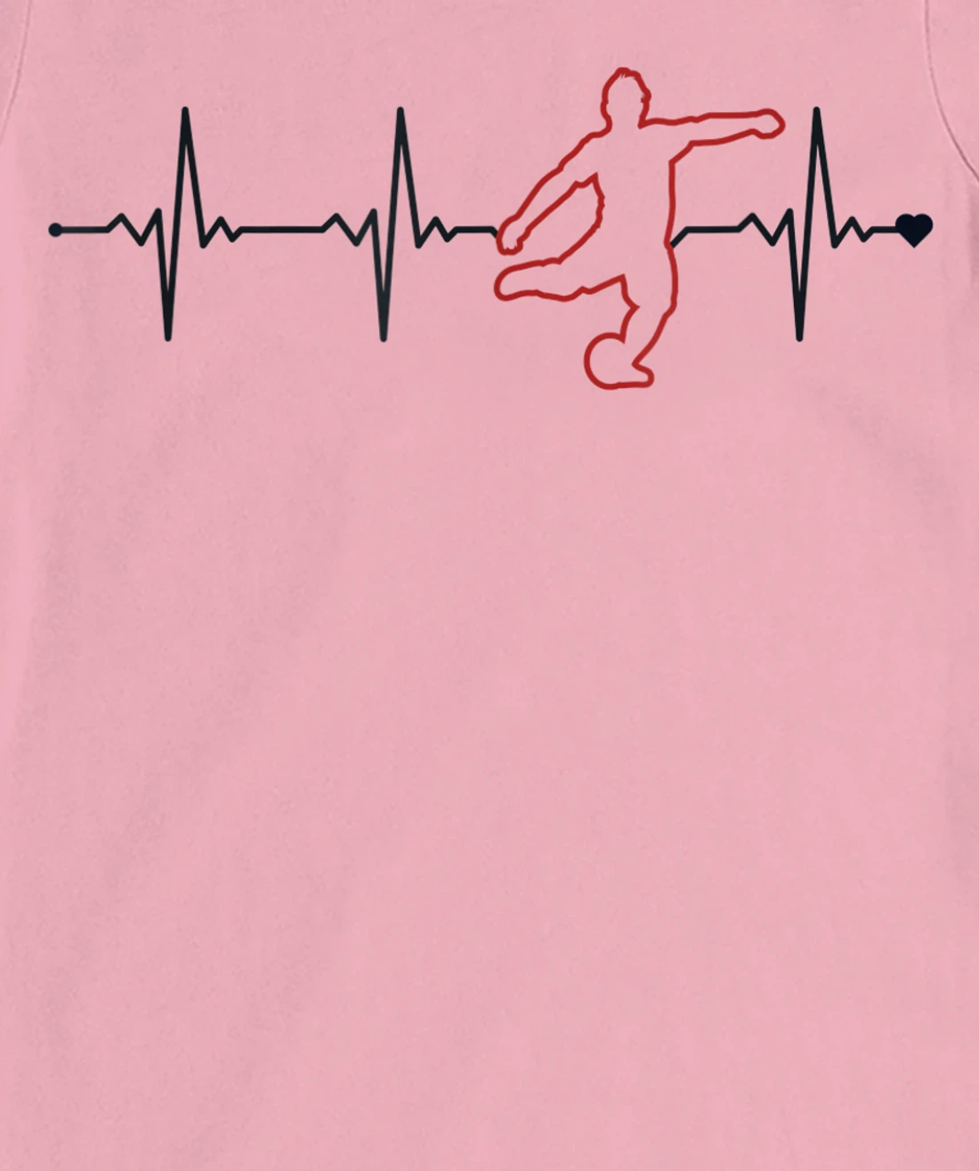 Soccer Heartbeat Goal Keeper Futbol Fußball Trainer Soccer T-Shirt, Kid T-Shirt and Women T-Shirt