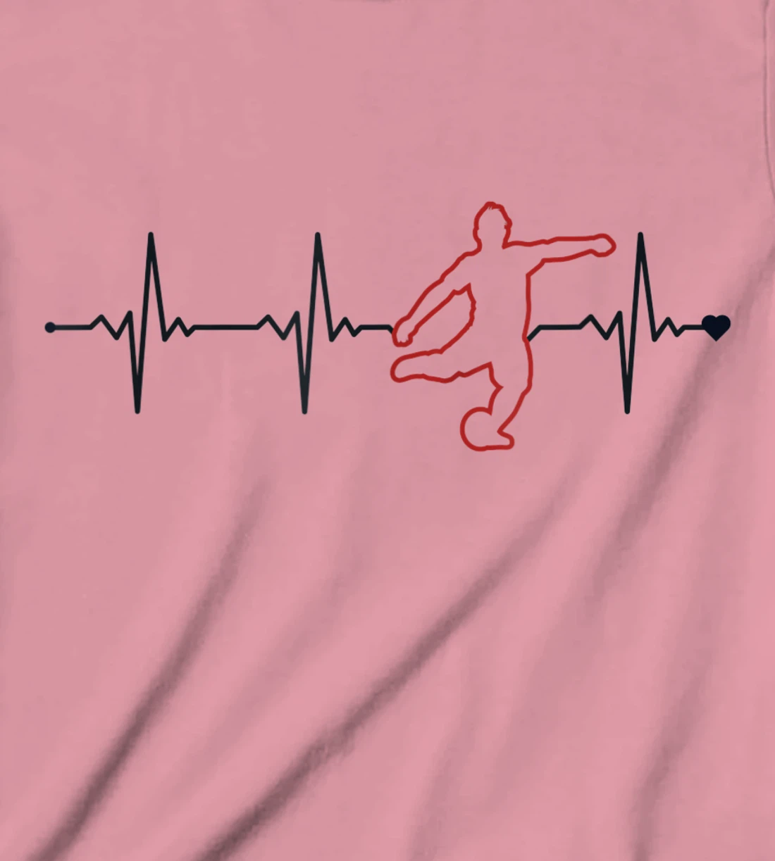 Soccer Heartbeat Goal Keeper Futbol Fußball Trainer Soccer T-Shirt, Kid T-Shirt and Women T-Shirt