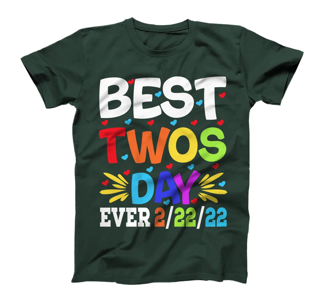 Happy 2/22/22 Twosday Tuesday February 22nd 2022 Numerology T-Shirt