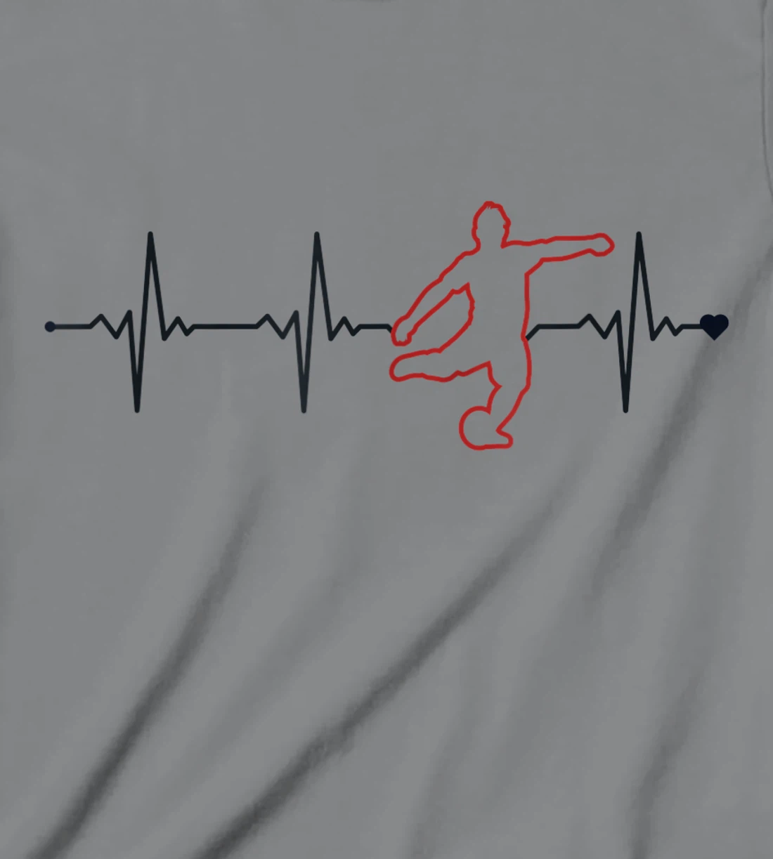 Soccer Heartbeat Goal Keeper Futbol Fußball Trainer Soccer T-Shirt, Kid T-Shirt and Women T-Shirt